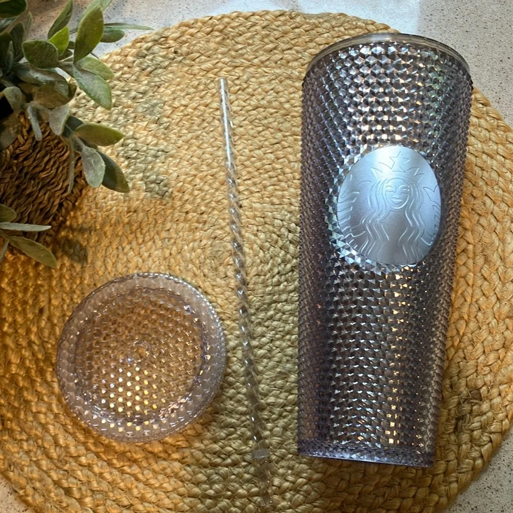 Starbucks studded silver